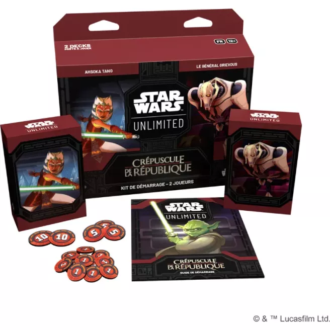 Star Wars Unlimited: Crépuscule de la République - Kit de Démarrage 2 joueurs